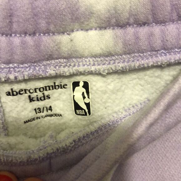 Abercrombie kids size 13/14 sweatpants lakers - Picture 5 of 5